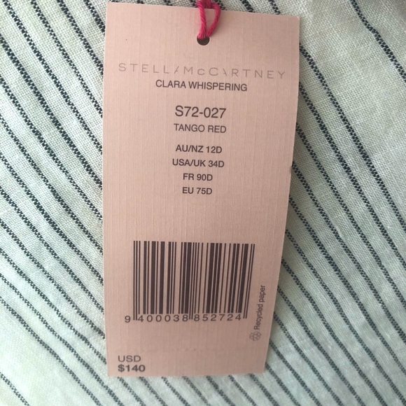 NWT Stella McCartney Clara Whispering Bra - Picture 3 of 4